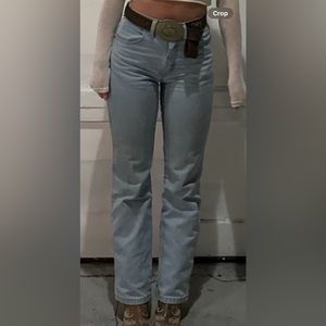 Woman’s wrangler boot cut jeans
